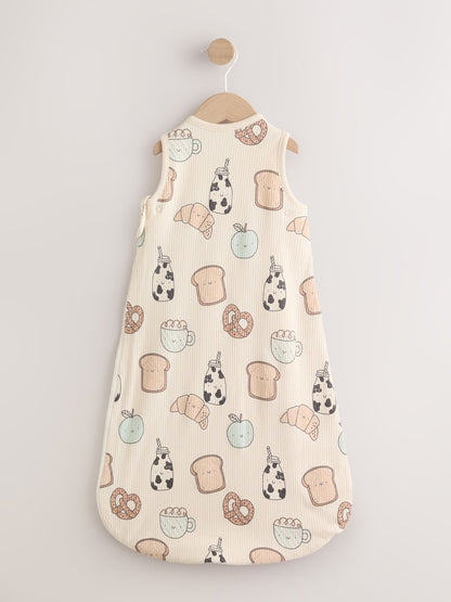Neutral Milk Club Breakfast 1 Tog Sleeveless Baby Sleep Bag