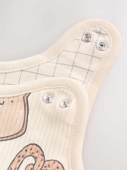 Neutral Milk Club Breakfast 1 Tog Sleeveless Baby Sleep Bag