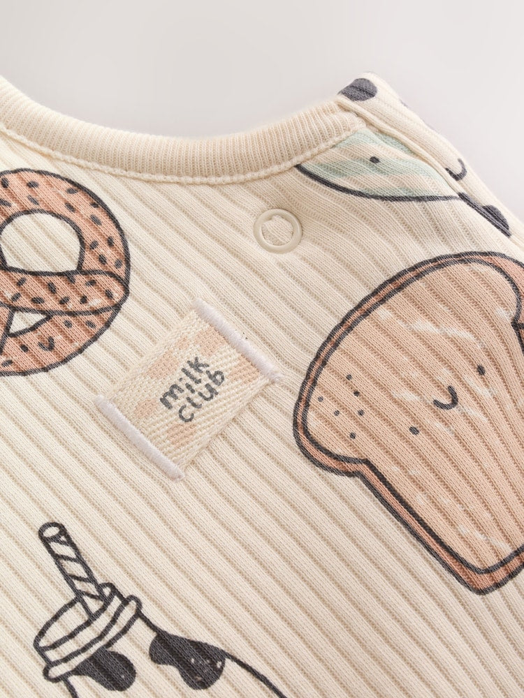 Neutral Milk Club Breakfast 1 Tog Sleeveless Baby Sleep Bag