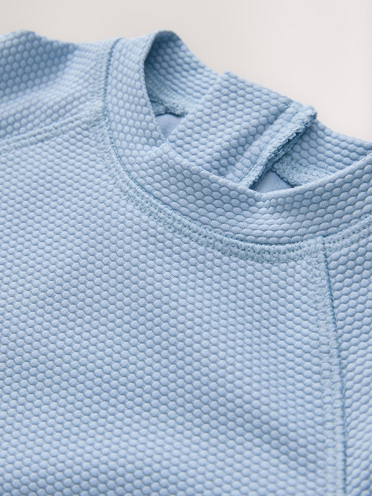 Blue Textured Swim Set (3mths-7yrs)