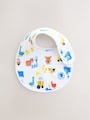 Multi Farm 5 Pack Baby Bibs - Size One