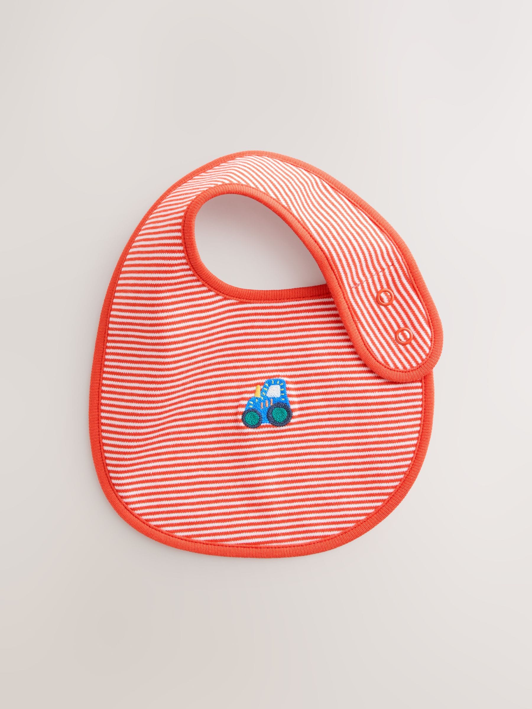 Multi Farm 5 Pack Baby Bibs - Size One