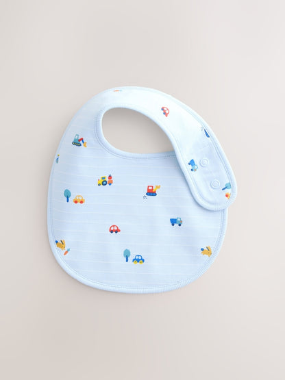 Multi Farm 5 Pack Baby Bibs