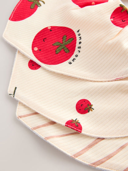 Red Tomato Baby Bibs 3 Pack - Size One