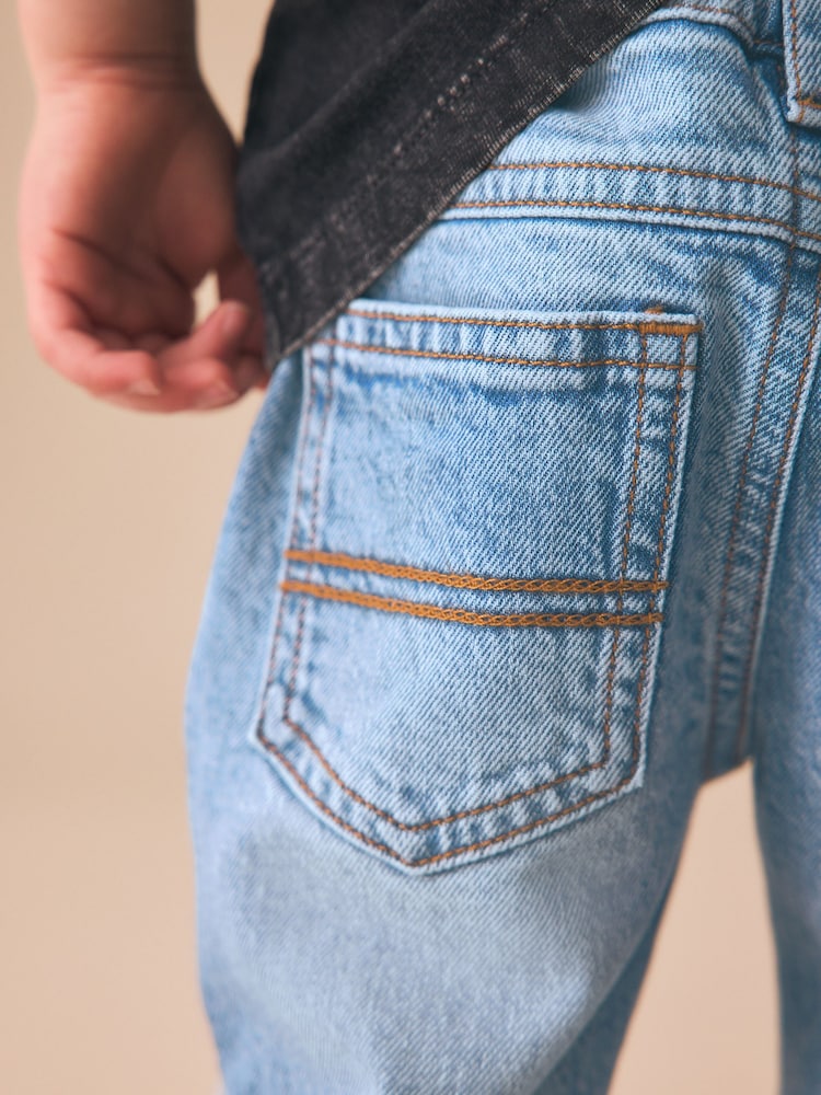 Light Blue Regular Fit Comfort Stretch Jeans (3mths-7yrs)