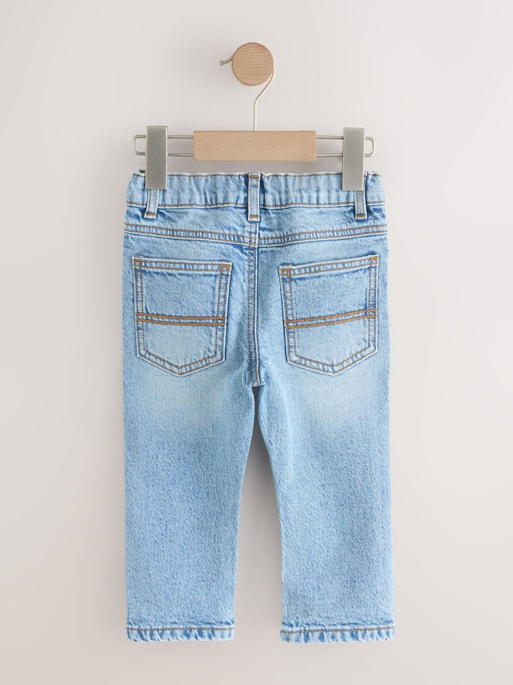 Light Blue Regular Fit Comfort Stretch Jeans (3mths-7yrs)