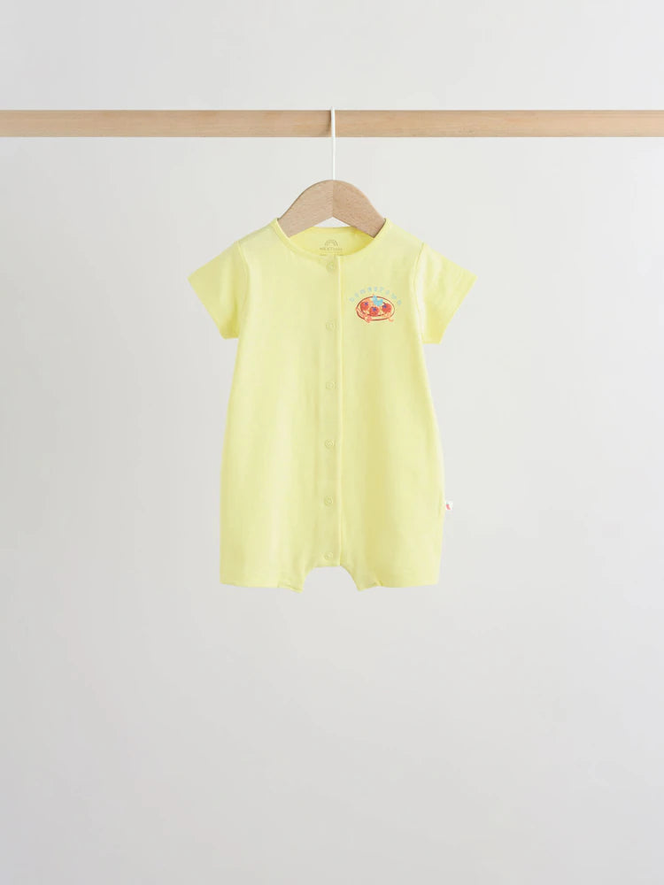 Tomato Print Jersey Baby Rompers 4 Pack