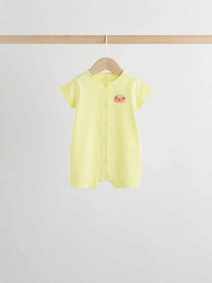 Tomato Print Jersey Baby Rompers 4 Pack