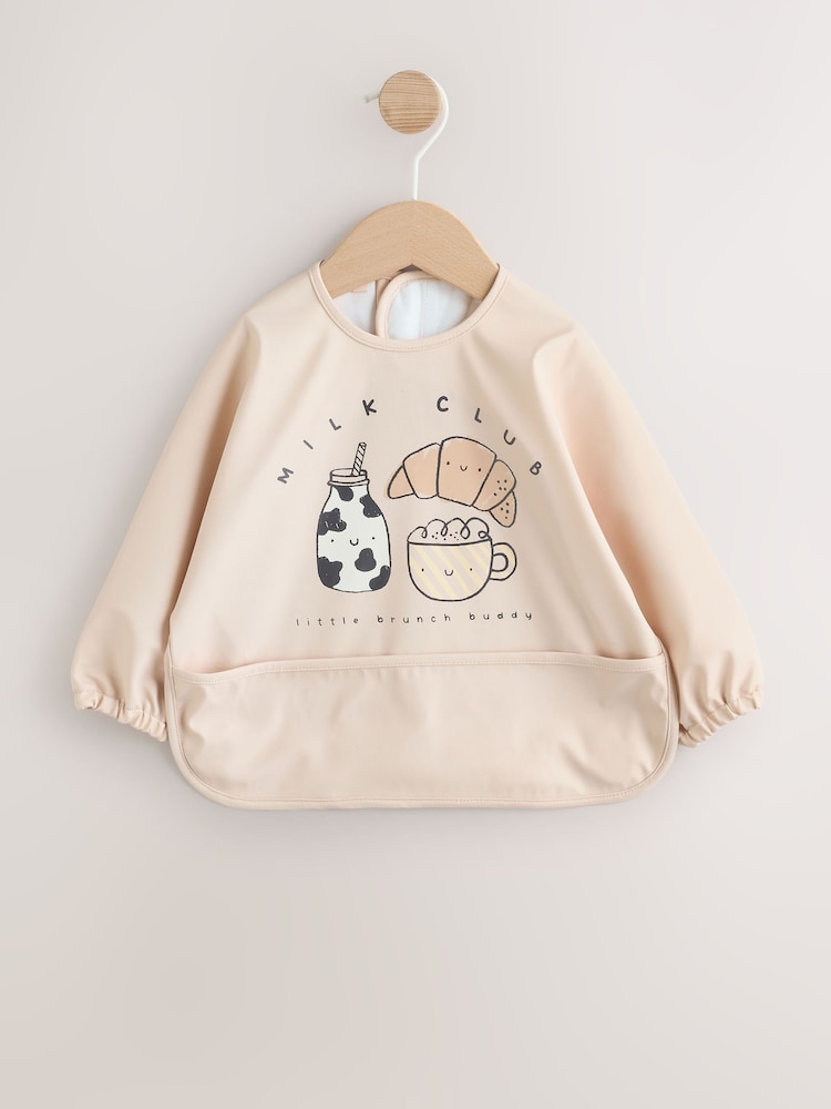 Milk Club Weaning And Feeding Sleeved Bib - 6-12 Months (68-80cm)