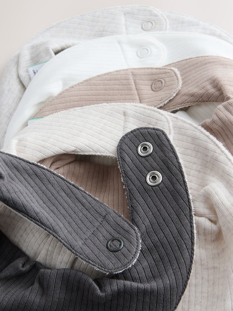 Neutral Baby Bibs 5 Pack