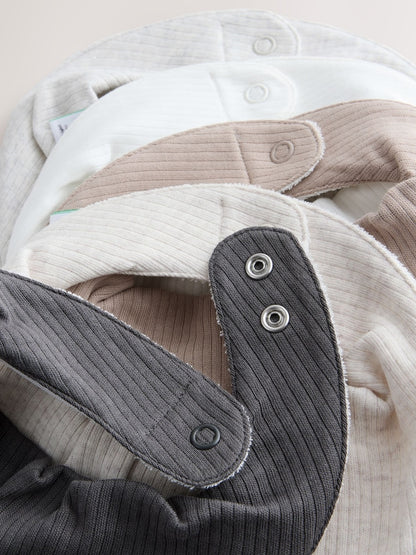 Neutral Baby Bibs 5 Pack