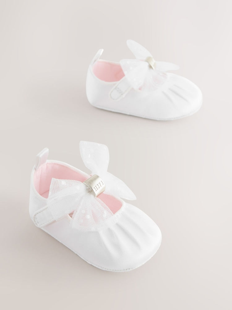 Baker by Ted Baker Padders Shoes With Bow - Padders / Up To 3 Months (50 - 62cm)