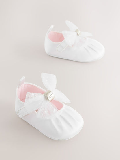 Baker by Ted Baker Padders Shoes With Bow - Padders / Up To 3 Months (50 - 62cm)