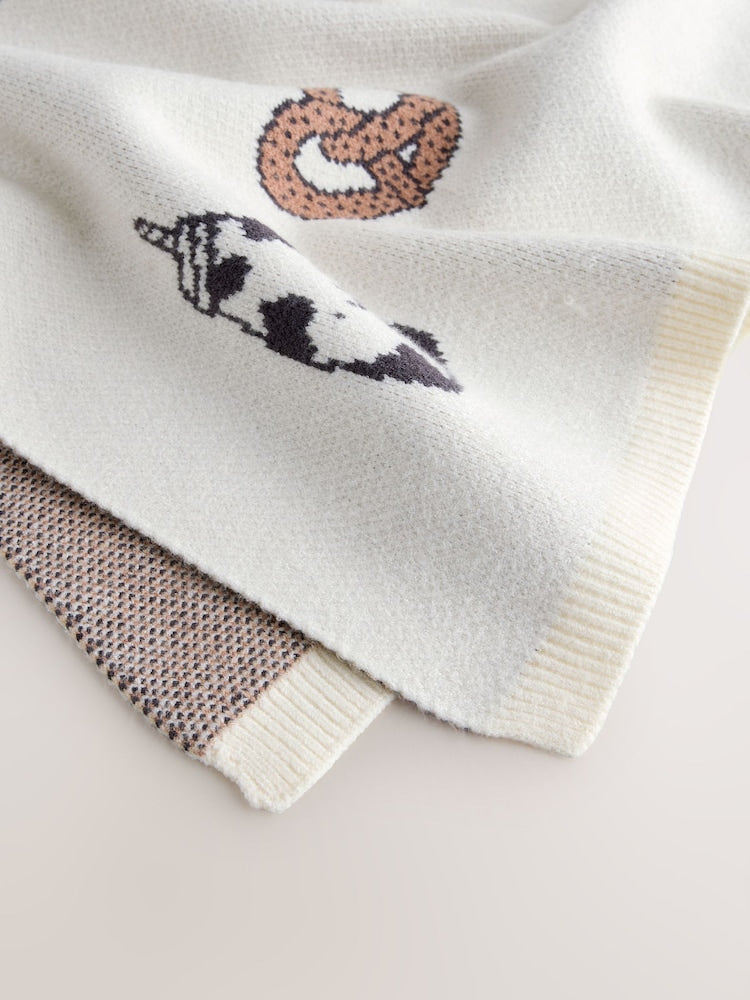 Neutral Milk Club Knitted Baby Blanket