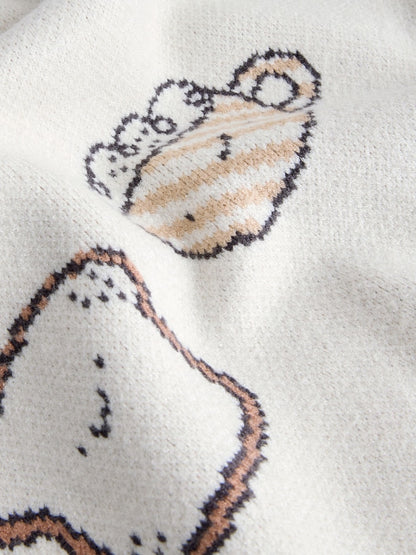 Neutral Milk Club Knitted Baby Blanket