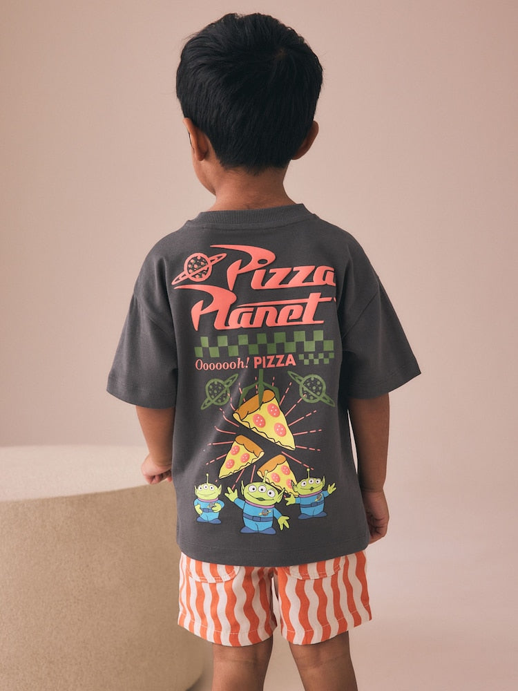 Charcoal Grey Toy Story Short Sleeve T-Shirt (3mths-8yrs)