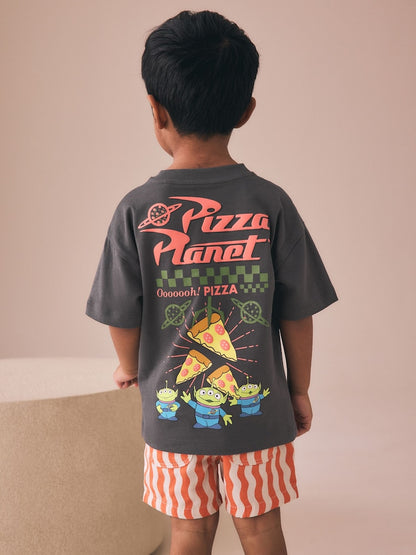 Charcoal Grey Toy Story Short Sleeve T-Shirt (3mths-8yrs)