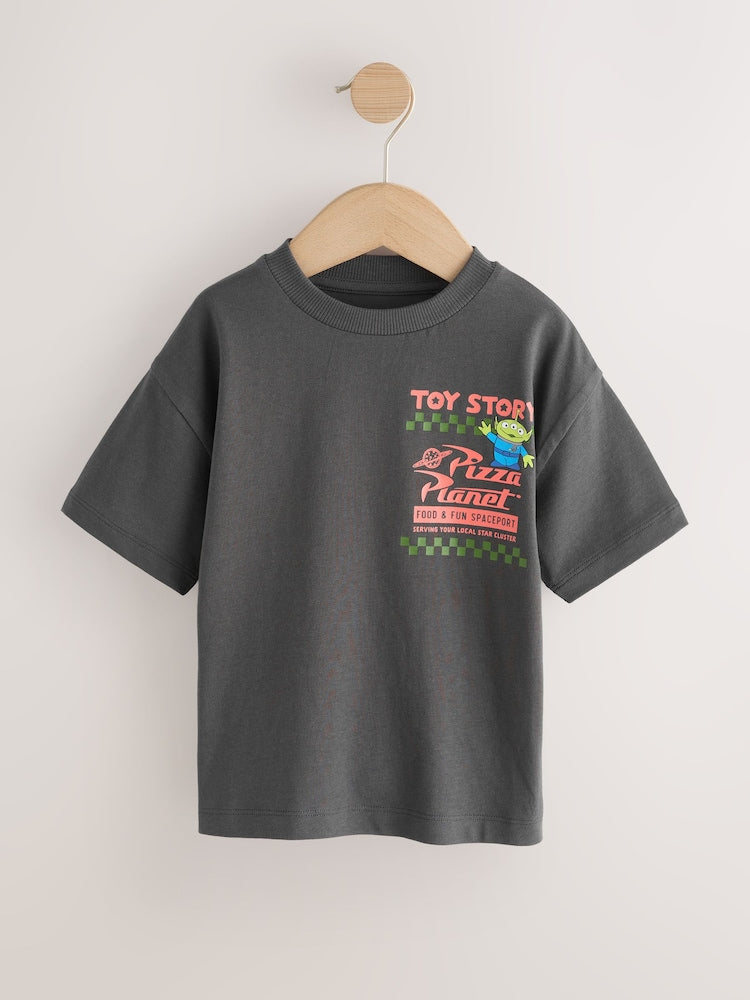 Charcoal Grey Toy Story Short Sleeve T-Shirt (3mths-8yrs)