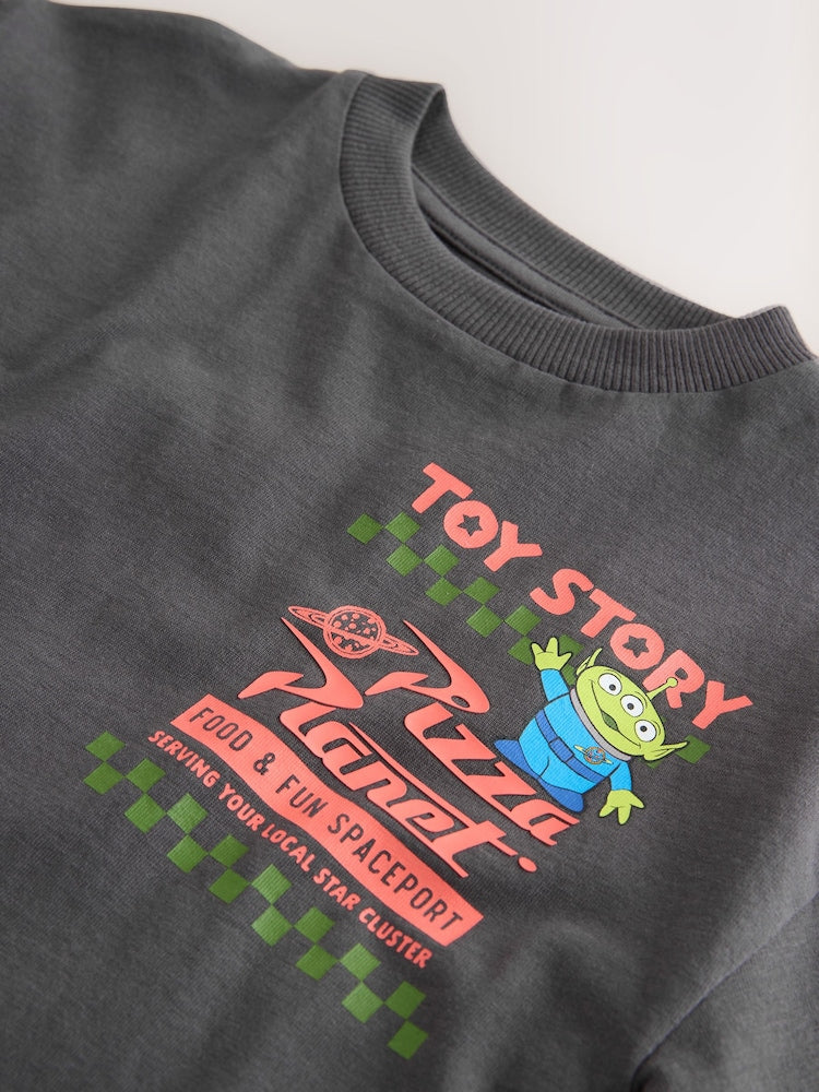 Charcoal Grey Toy Story Short Sleeve T-Shirt (3mths-8yrs)