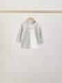 Neutral/Grey Long Sleeve Baby T-Shirts 3 Pack (0mths-2yrs) - Size Up to 1 Month (56cm)