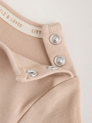 Neutral/Grey Long Sleeve Baby T-Shirts 3 Pack (0mths-2yrs) - Size Up to 1 Month (56cm)