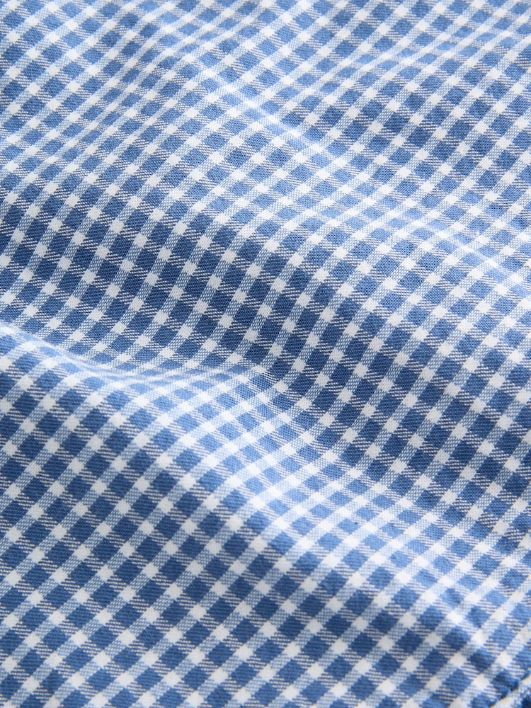 Navy Gingham Blouse And Shorts Co-ord Set (3mths-8yrs)