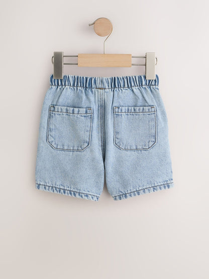 Blue Denim Bleach Pull On