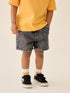 Grey Pull On Loose Denim Shorts (3mths-7yrs) - Grey / 12-18 Months (80-86cm)