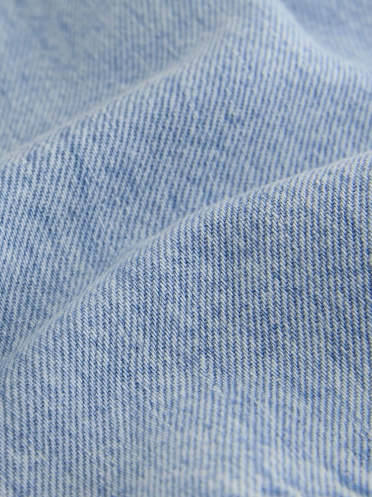 Image 47: Light Blue Printed Pull On Loose Denim Shorts (3mths-7yrs) - Image 10 of 10