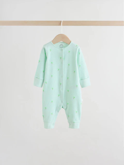 Multi Print Baby Sleepsuits 4 Pack (0mths-3yrs)