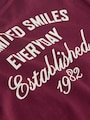 Berry Red Slogan Short Sleeve Back Print T-Shirt (3mths-7yrs) - Size 3-6 Months (62-68cm)