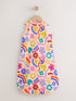 Pink/Purple Floral 1 Tog Sleeveless Baby Sleep Bag
