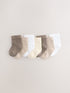 Neutral Baby Socks 7 Pack (0mths-2yrs) - Size 50cm (First Size)