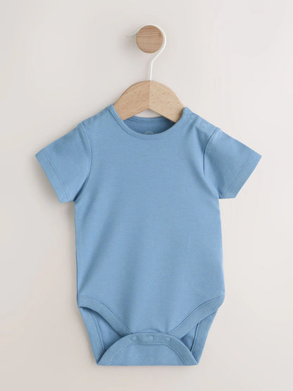 Blue Stripe Woven Dungaree and Bodysuit Set (0mths-2yrs)