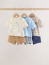 Blue Bears Tops and Shorts Baby Set 6 Piece (0mths-3yrs) - Blue Bears / 12-18 Months (80-86cm)
