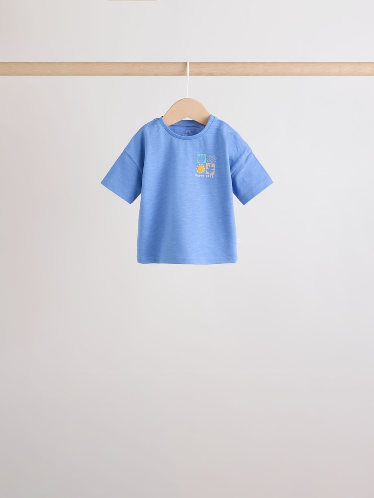Blue Top &amp; Legging Baby 6 Piece Set (0mths-2yrs)