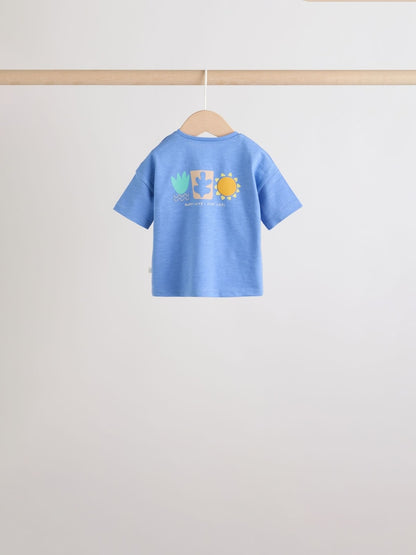 Blue Top &amp; Legging Baby 6 Piece Set (0mths-2yrs)