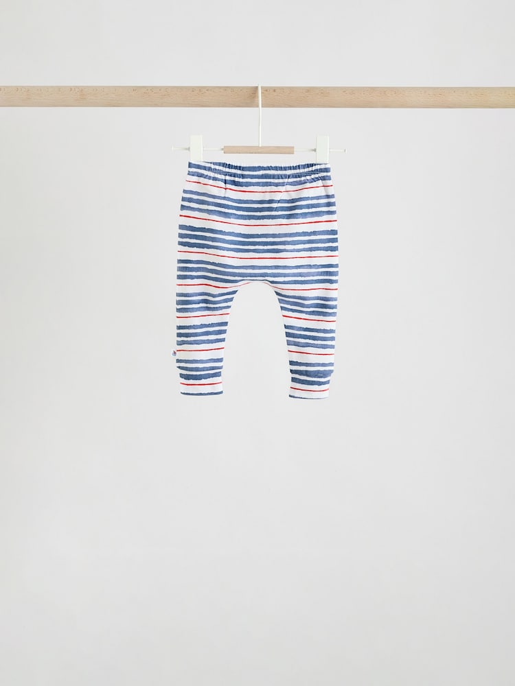 Blue Nautical Baby Top &amp; Leggings 6 Piece Set (0mths-3yrs)