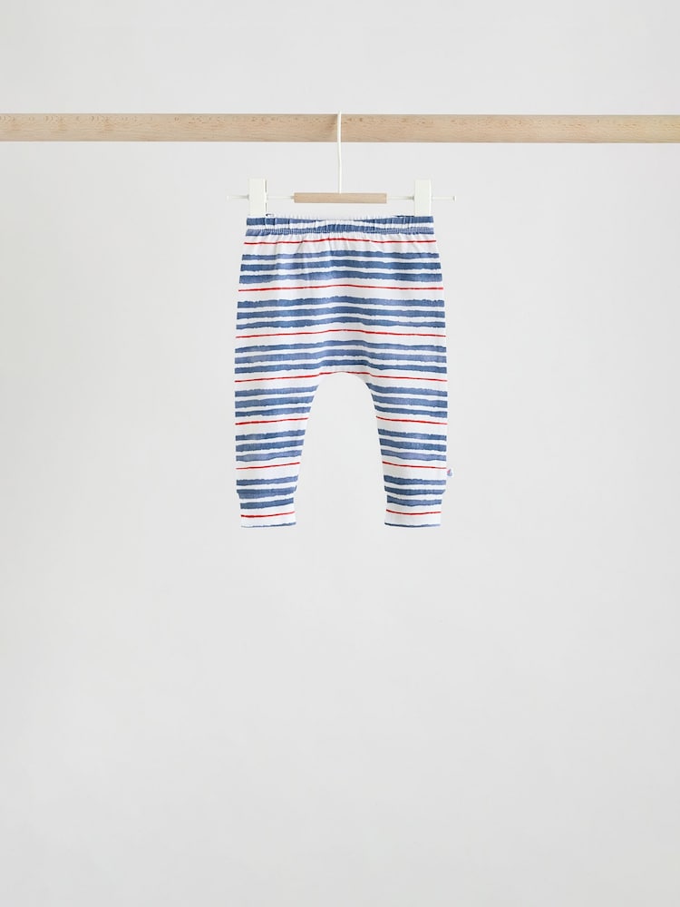 Blue Nautical Baby Top &amp; Leggings 6 Piece Set (0mths-3yrs)
