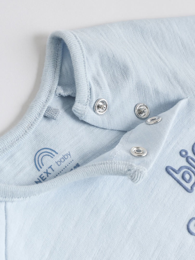 Blue/Ecru Milk Club Tops and Shorts Baby Set 6 Piece (0mths-3yrs)