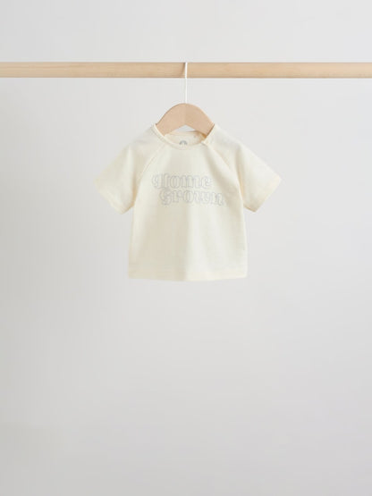 Blue/Ecru Milk Club Tops and Shorts Baby Set 6 Piece (0mths-3yrs)