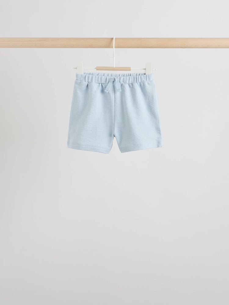 Blue/Ecru Milk Club Tops and Shorts Baby Set 6 Piece (0mths-3yrs)