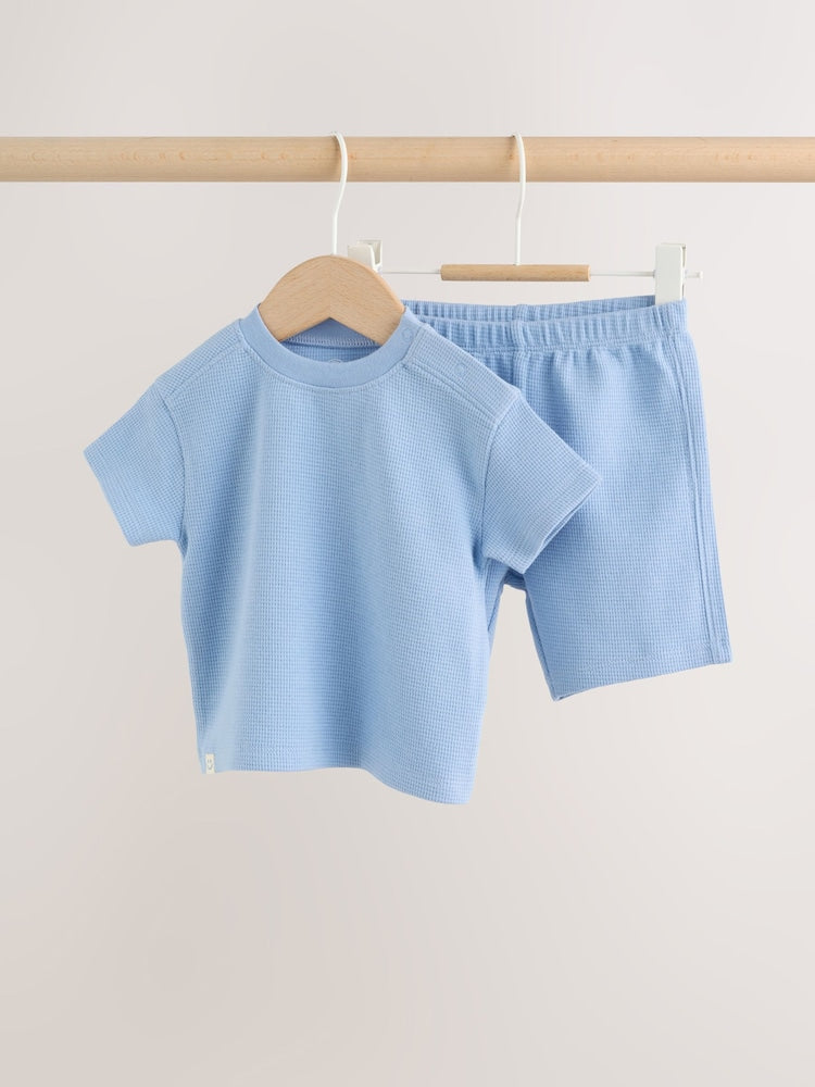 Blue Baby Top and Shorts Set (0mths-2yrs) - Blue / 12-18 Months (80-86cm)