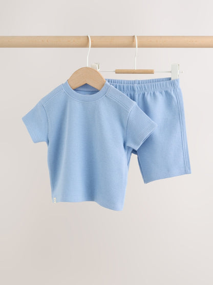 Blue Baby Top and Shorts Set (0mths-2yrs) - Blue / 12-18 Months (80-86cm)