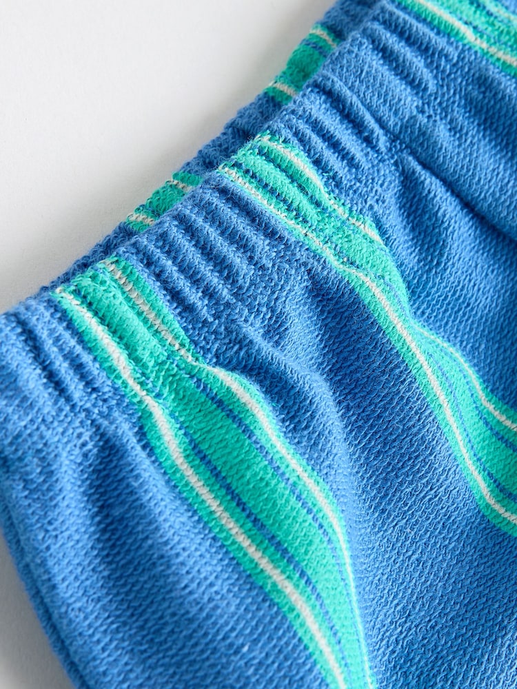 Green/Blue Stripe Top and Trousers Baby Set (0mths-2yrs)