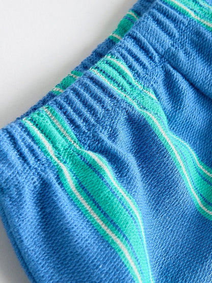 Green/Blue Stripe Top and Trousers Baby Set (0mths-2yrs)