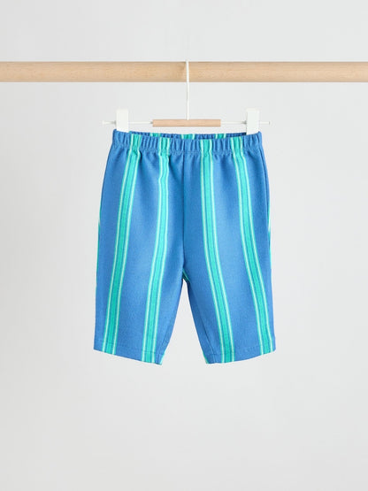 Green/Blue Stripe Top and Trousers Baby Set (0mths-2yrs)