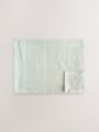 2 Pack Sage Green Cotton Baby Cellular Blankets - Size 75x95