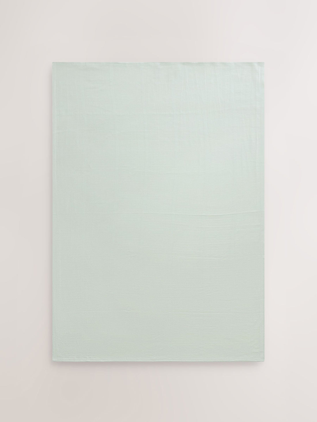 2 Pack Sage Green Cotton Baby Cellular Blankets - Size 75x95