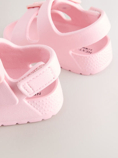 Pink Baby Double Buckle EVA Sandals (0-24mths)
